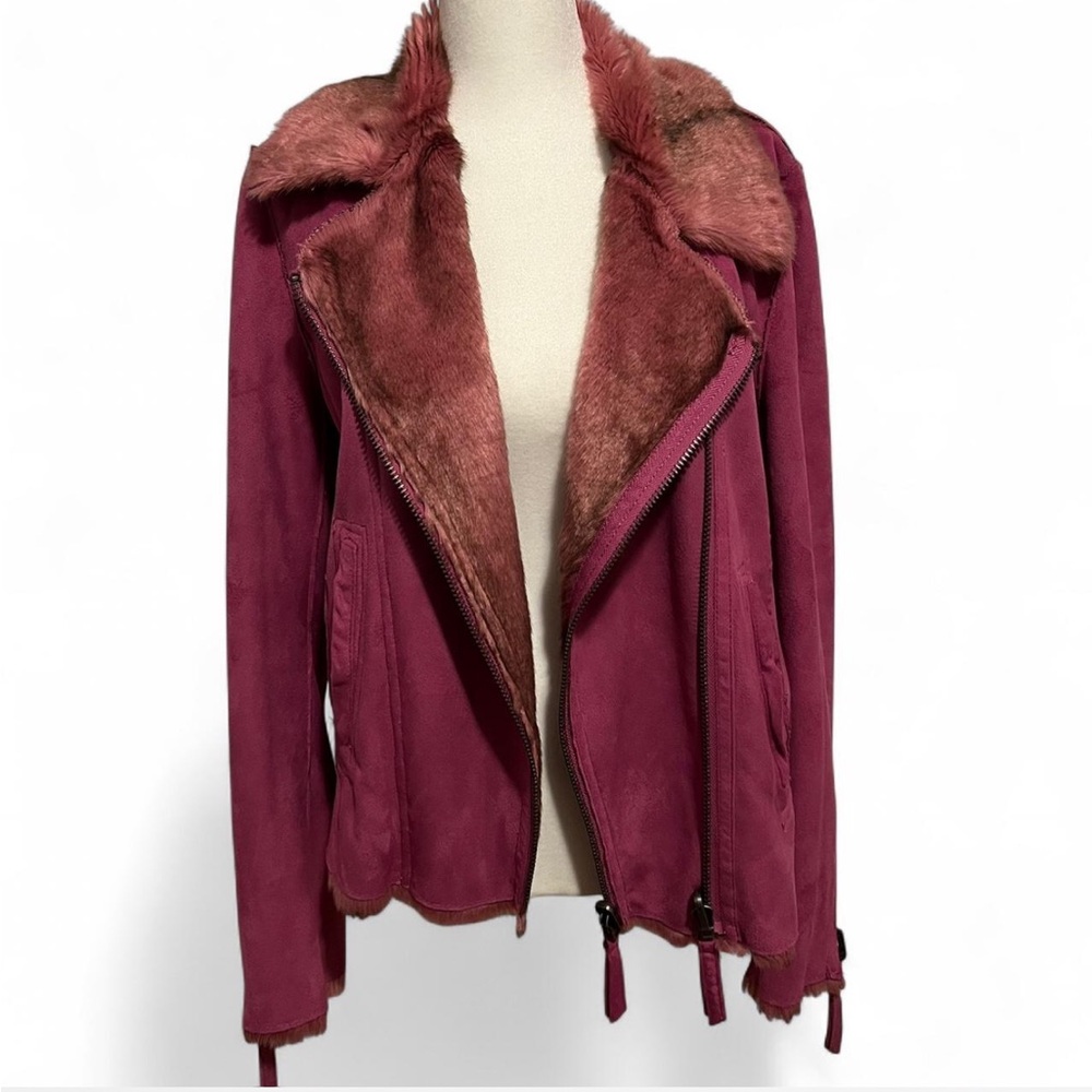 Vintage Pink Reversible Fur Jacket - Picture 5 of 8